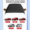 Car Windshield Snow Cover Waterproof UV-Resistant Universal Fit Simple Installation Windshield Cover Exterior Car