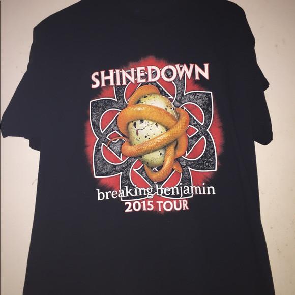 ShineDown breaking benjamin Unisex Cotton T-shirt All Sizes BT794 Unisex T-Shirt XXXXL