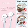 HIUSITY 7Pcs Straw Cover Topper for Stanley Cup Silicone Straw Cap for Tumbler with Handle 40oz Cute Cloud Straw Cover Dustproof Reusable Straw Tooper