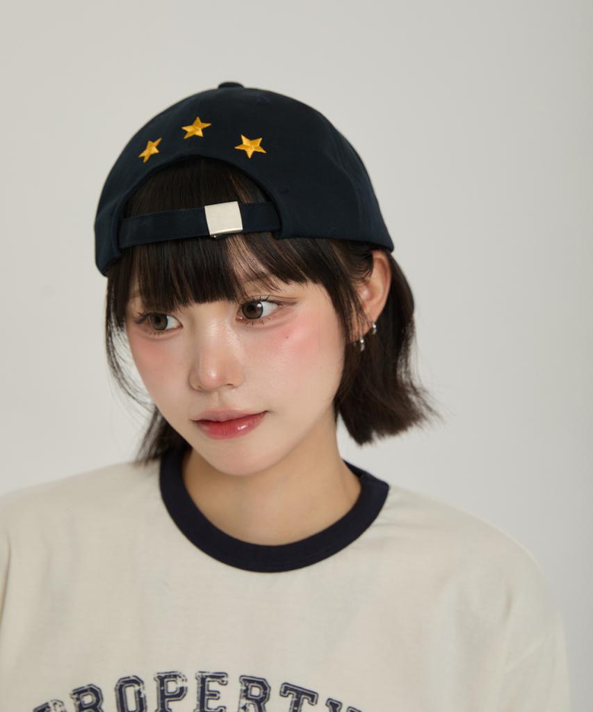 Awosijeu 36 Good Day Lettering Ball Cap - Navy