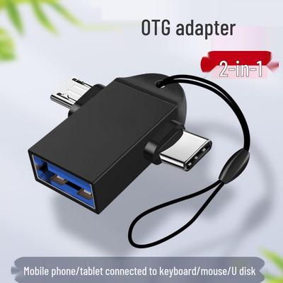 OTG USB-C Adapter: Multifunktionskonverter für Mobiltelefone & USB-Sticks, Universell für Android.