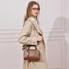 Commute Boston Women's Casual Full-grain Leather Shoulder Bag
