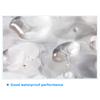 1PC Shower Curtain with Hooks PVC Waterproof Mildew Resistant Antibacterial   Semi Transparent   Shower Curtain
