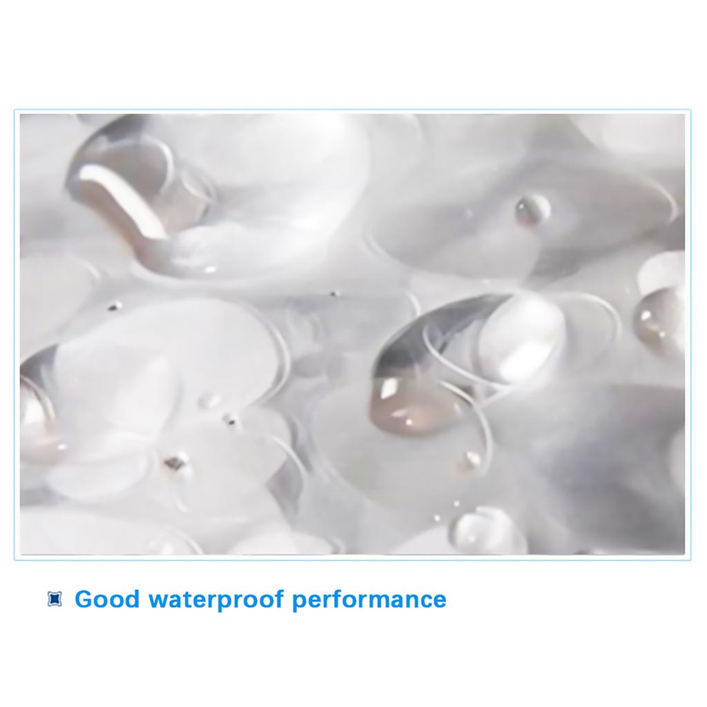 1PC Shower Curtain with Hooks PVC Waterproof Mildew Resistant Antibacterial Semi Transparent Shower Curtain