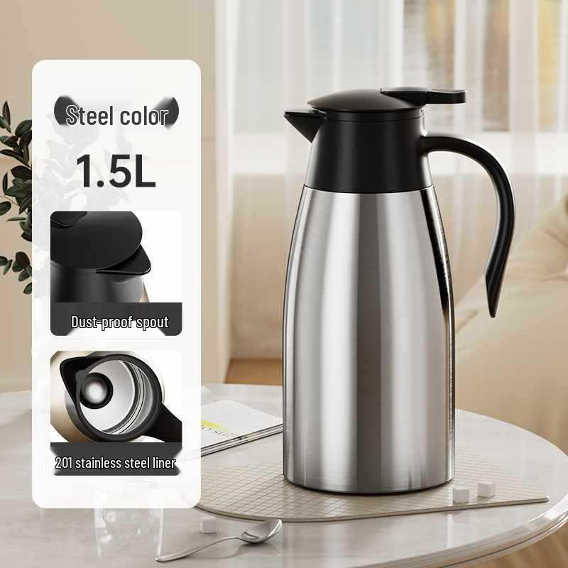 Insulated 316 Stainless Steel Thermos Flask - Large Capacity Hot Water Kettle for Dormitories and Households