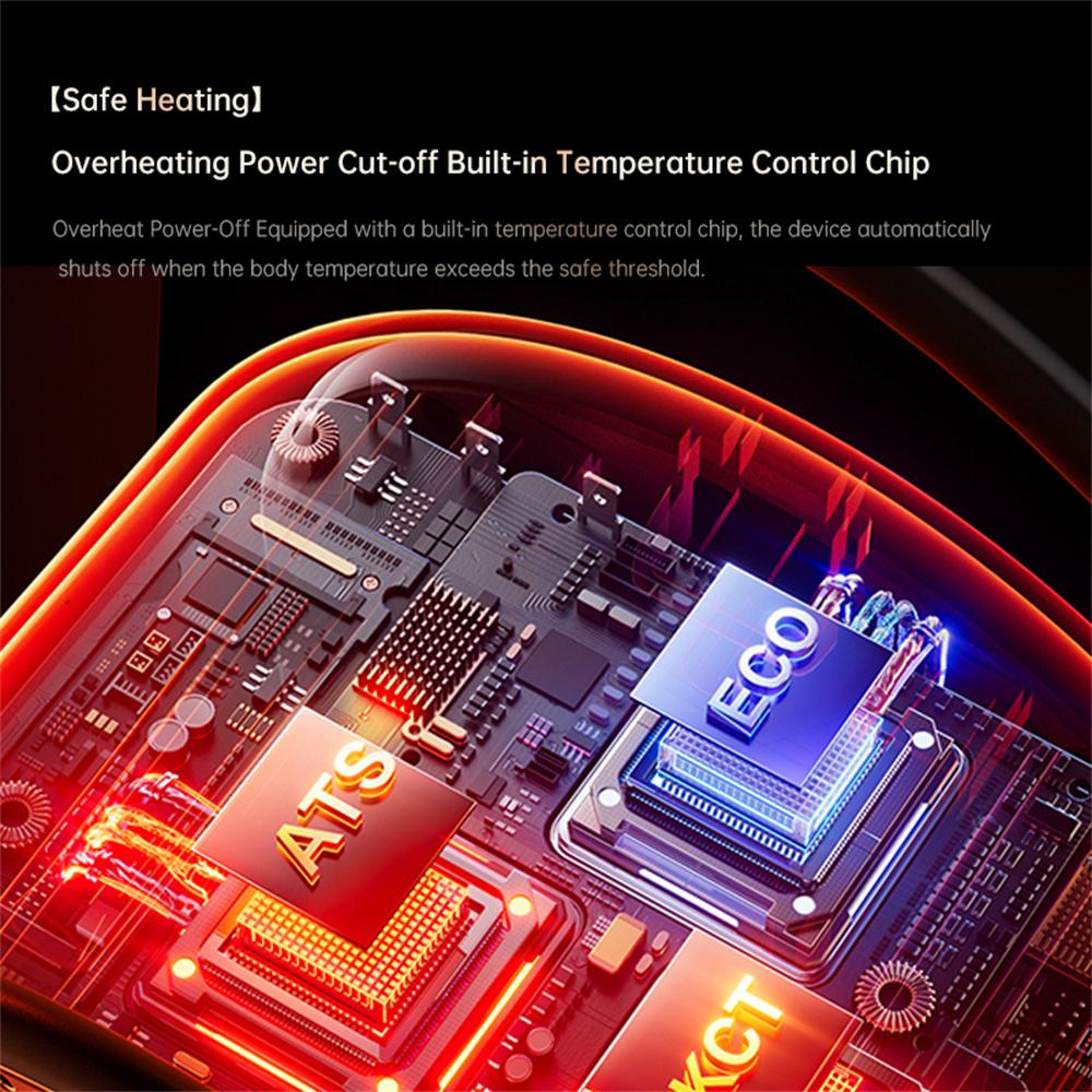 Portable Desktop Space Heater for Home/Office Electric Fan Heater Personal Heating Device, EU Plug