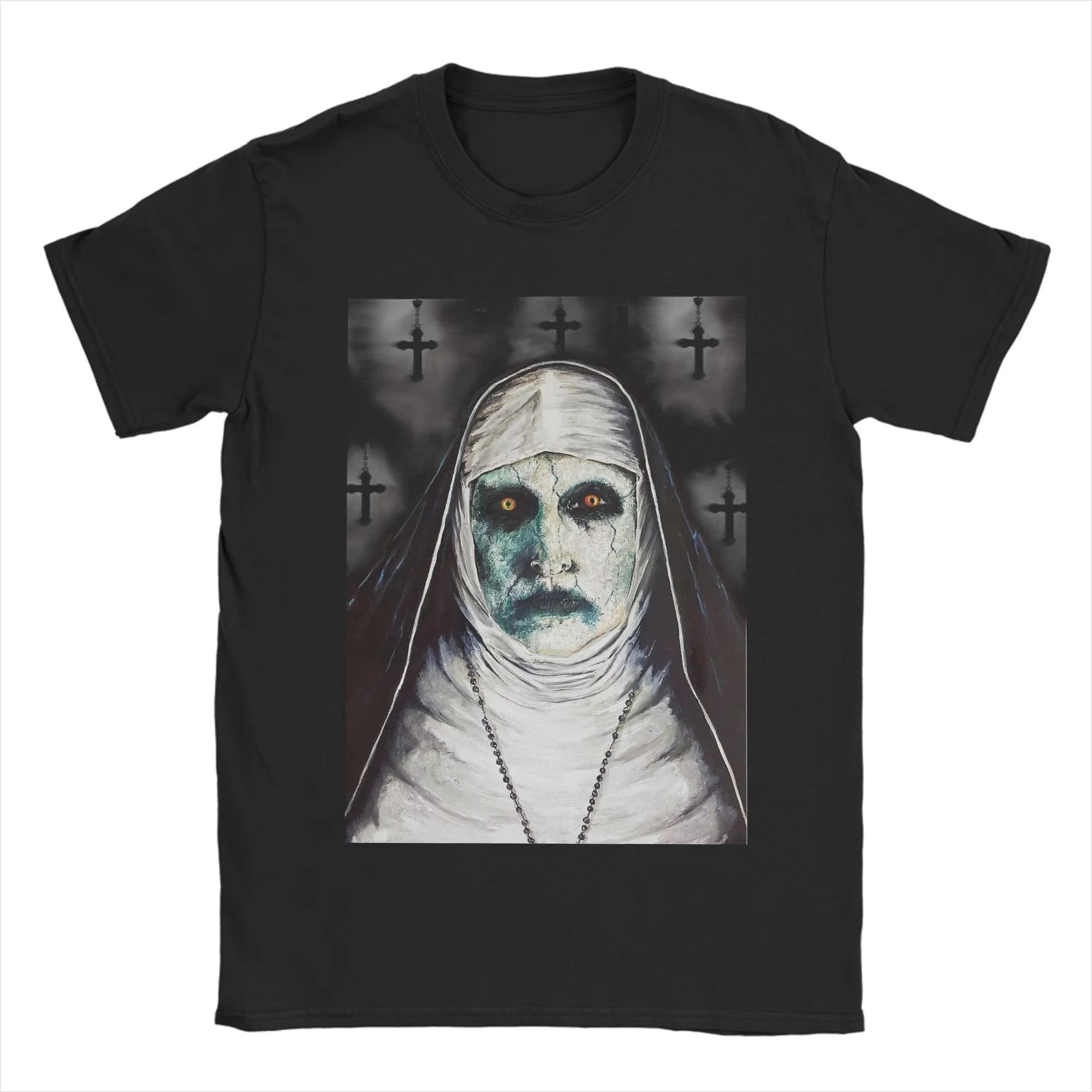 

2026 Summer Hot Sale The Conjuring Movie Unisex T Shirt Novelty Tees Short Sleeve Crewneck TShirt 100 Cotton Unique Clothes Tops S