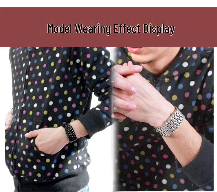 Lava LED Digital Couple Bracelet Watch - Creative Fashion Hot Sale