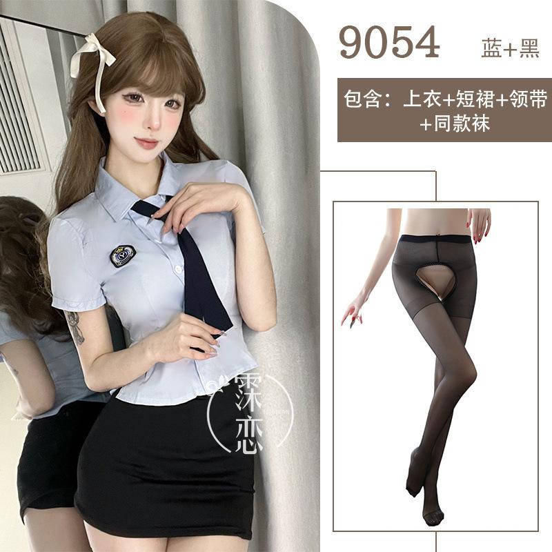 Sex lingerie sexy professional uniform seduction cosplay tight pure desire stewardess suit free hip wrap