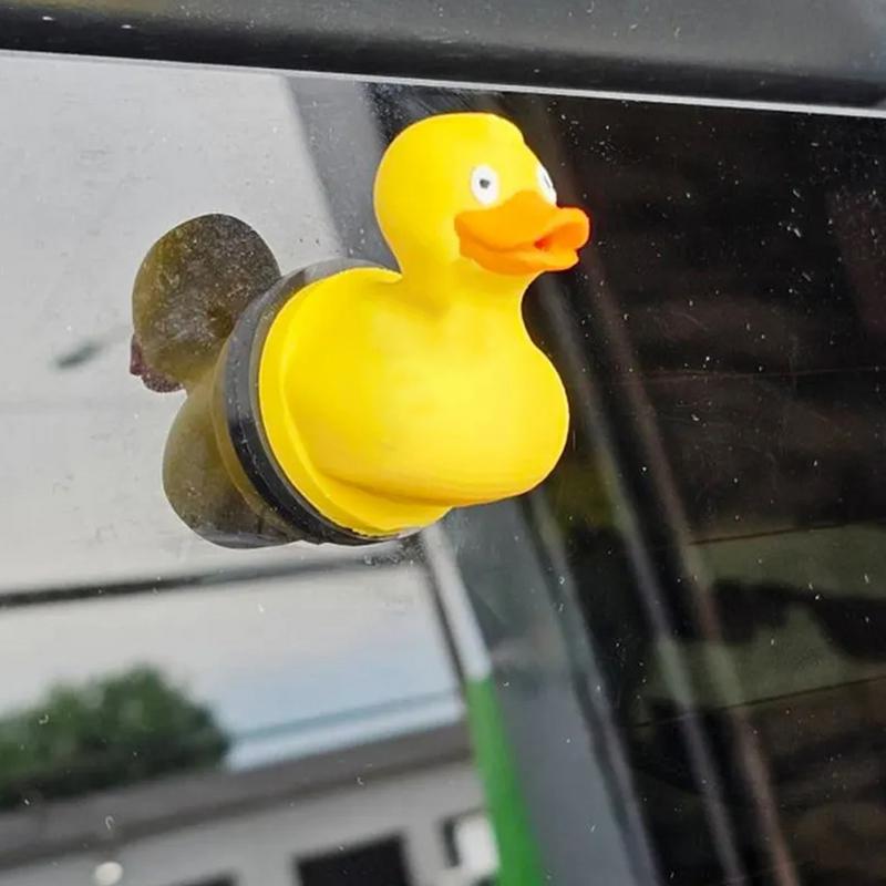 Fun Duck With Sprinkler Cute Sprinkler Decor In Duck Shape For Car Decorative Multifunctional Prank Props Funny Car Decorations