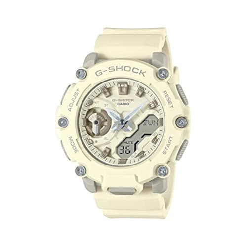 

Casio G-Shock Analog-Digital World Time Watch, White, Strap.