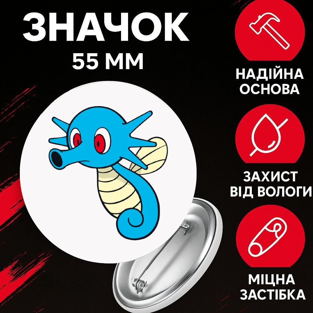 

Значек Покемон Pokemon на булавке на рюкзак 55 мм 1 шт 44 різнокольоровий