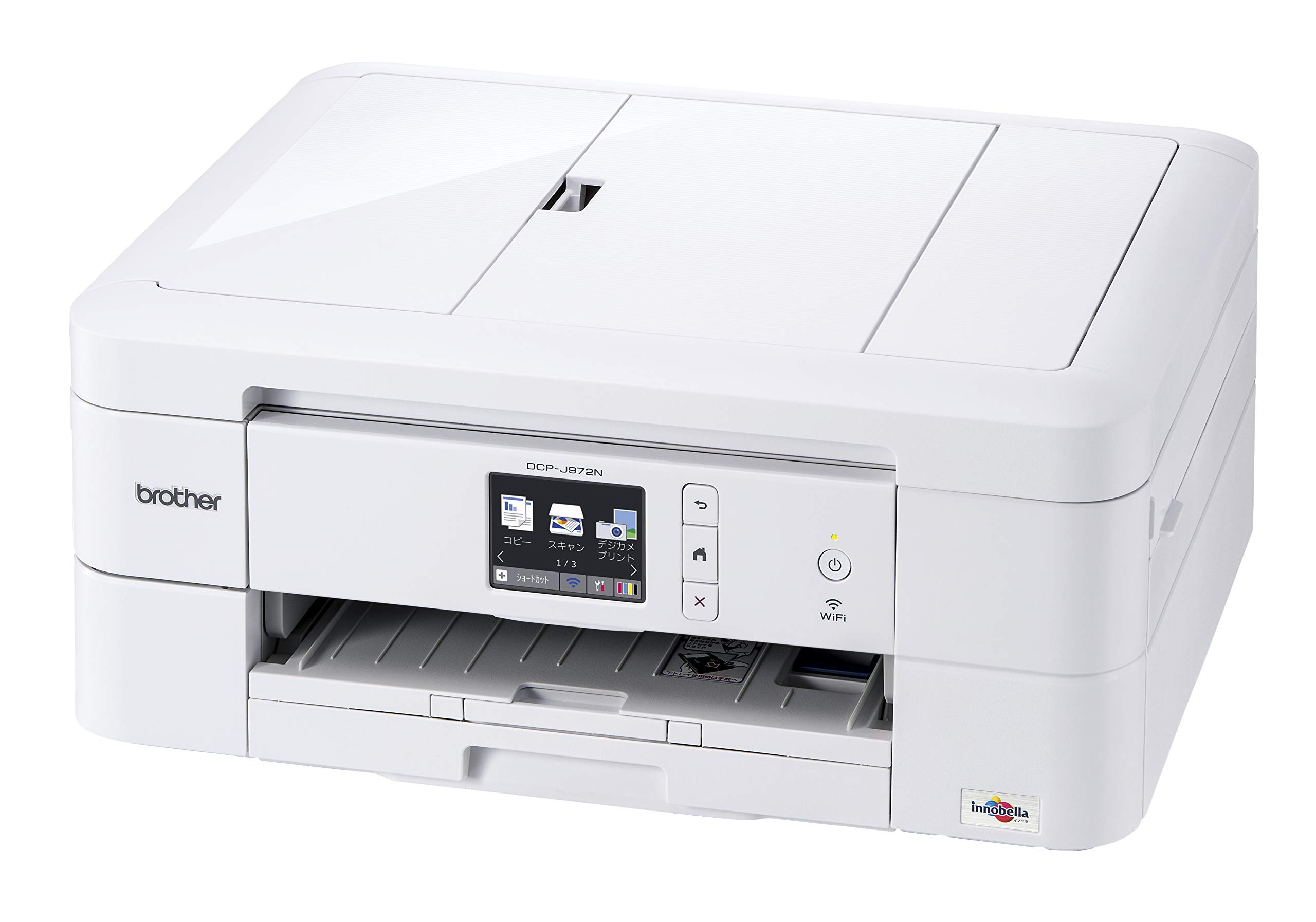 

Brother Printer A4 Inkjet Compound DCP-J972N (White Model/ADF/Wireless LAN/Hand-Input Tray/Double-sided Printing)