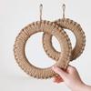 Ring Pot Holder Hemp Rope Braided Pad Pot Ring Pan Pad Coaster Insulation Pot Pad Kitchen Accessories Placemats For Table
