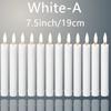 12-120Pcs Flameless Led Taper Candles Decorative Artificial Candles Wedding Flickering Fake Candle Home Halloween Candlesticks
