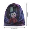 Coraline Other World Horror Film Bonnet Femme Fashion Knitted Skullies Beanies Caps Women Unisex Winter Warm Slouchy Beanie Hats