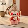 Dunhuang Style Accessories Cute Buddha Keychain, Plush Pendant with Embroidered Unique Gift for Friends Details, Soft Car Bag Charm, Creative Couples