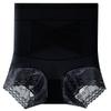 High Waist Cross Compression Tummy Control Shapewear Panties Lace Slimming Body Shaper