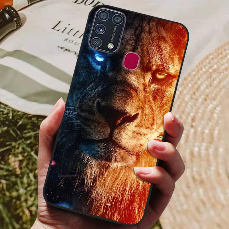 For Samsung M31 Case Phone Cover Silicone Soft TPU Back Cover for Samsung Galaxy M31 M 31 case SM-M315FZBVSER m315 Fundas Bumper