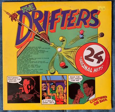 LP Record DRIFTERS - 24 Original Hits K60106 ATLANTIC 1975 UK Soul/Funk Used