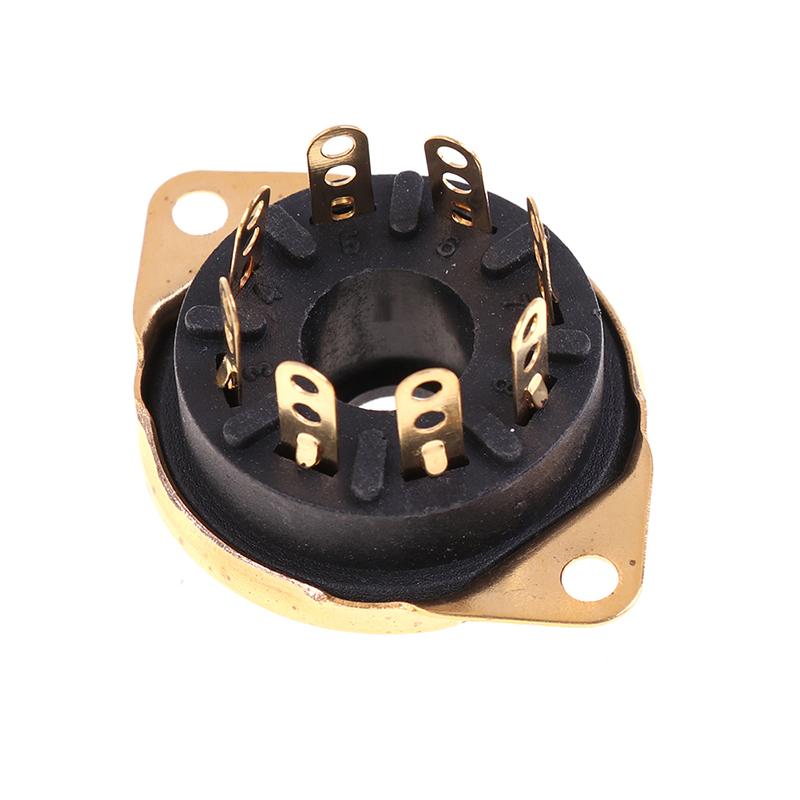 Chassis Mount 8Pin Bakelite Tube Socket Base For 6550B 6Ca7 El34 6L6 Kt88 Vintage Amp Diy