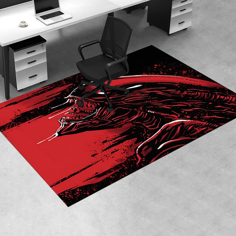 Alien Chair Mat Office Carpet, Oversized Rug for Home Decor, Sofa Mat, Desk Protector, Gift Idea for Office and Living Room