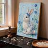 Crystal Pearl Painting 5D DIY Frame Decoration Painting White Rabbit Home Wall Decoration Transparent Pearl Gemstone Painting Picture Art Crafts