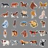 100 Horse Graffiti Stickers Personalized Cartoon Animal Creative Decorative Water Cup Mobile Phone Case Notebook Stickers