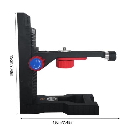 LAMELLIS Laser Level Magnetic Bracket L-Shaped Adjustable 5/8 Inch Mount Adapter Line Laser Positioning Base