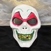 2025 New Joker Full Face Mask Funny Big Gold Teeth Smiling Face Mask Cool Boy Headgear Halloween Cosplay Props