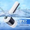 Electric Spin Scrubber, Cordless Shower Scrubber with Battery Level Display, 2 Speeds Electric Scrubber for Cleaning with 6 Replaceable Heads,