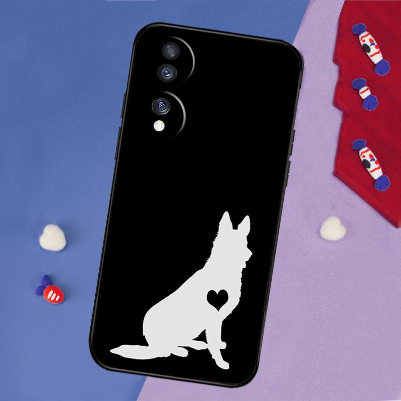 Cartoon German Shepherd Dog Case For Honor 200 Pro 50 70 90 X8a X9a X8 X9 X8b X9c X9b Honor Magic 7 Lite 5 6 Pro Cover