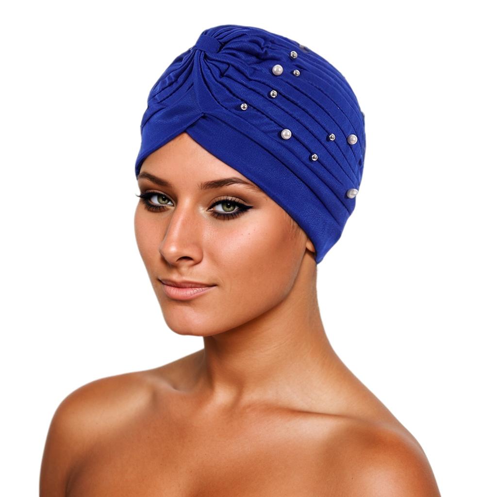 Ethnic Turban Hat Baotou Hat Moon Melon Hat Sleep Cap Chemo Hat Indian Hat