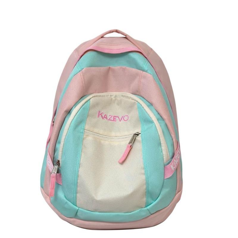 New casual simple contrasting color college student schoolbag large capacity travel backpack