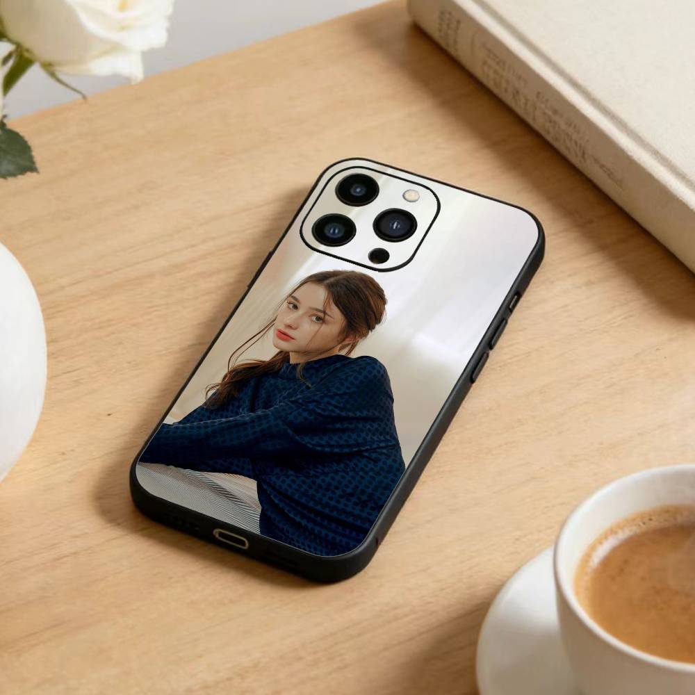 C-Emily  Bader  Phone Case For iPhone 17 16 15 14 13 12 Max Plus Silicone Black Cover