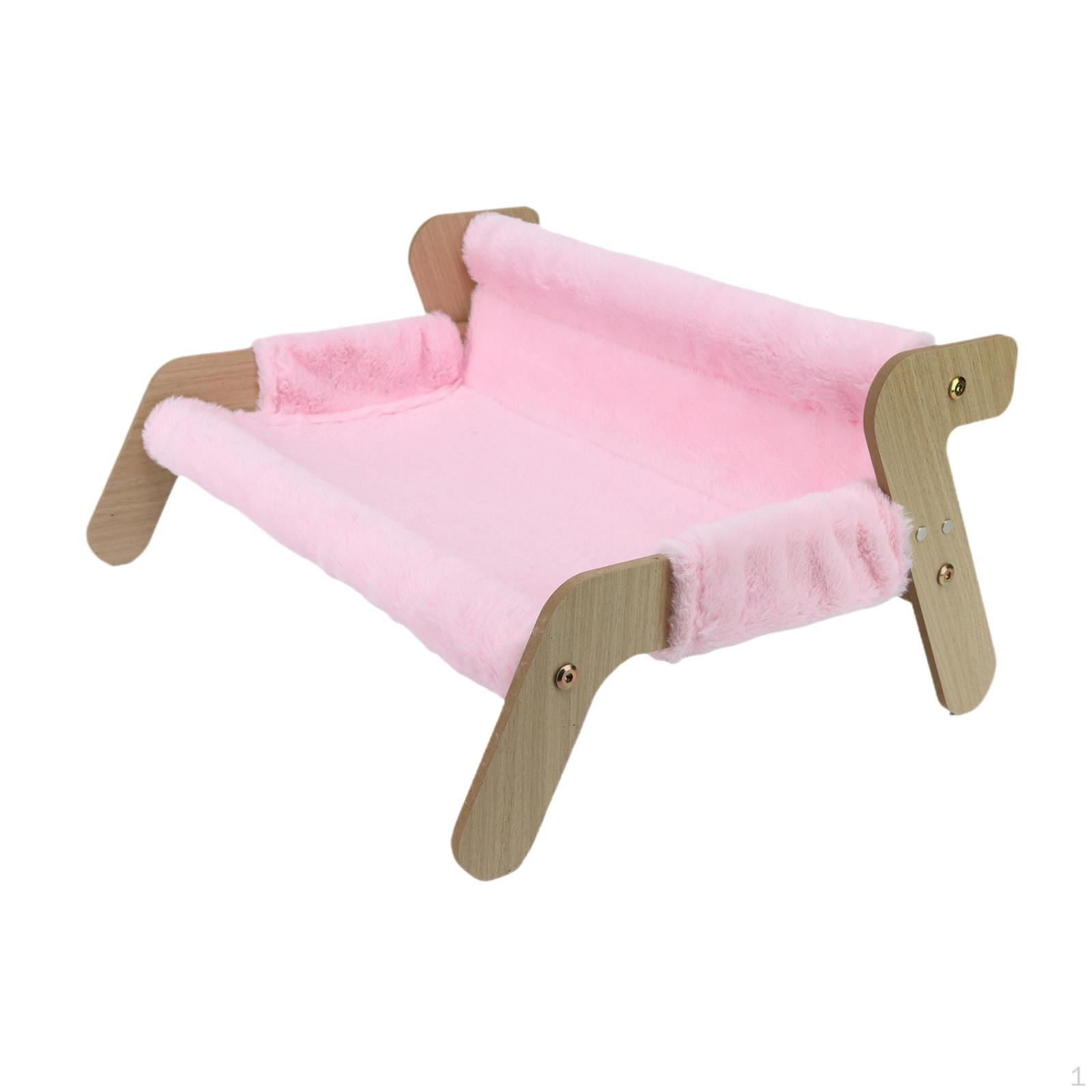 

And Comfortable Cat Sofa Bed with Removable Washable Cover, Ideal for Kittens, Small рожевий