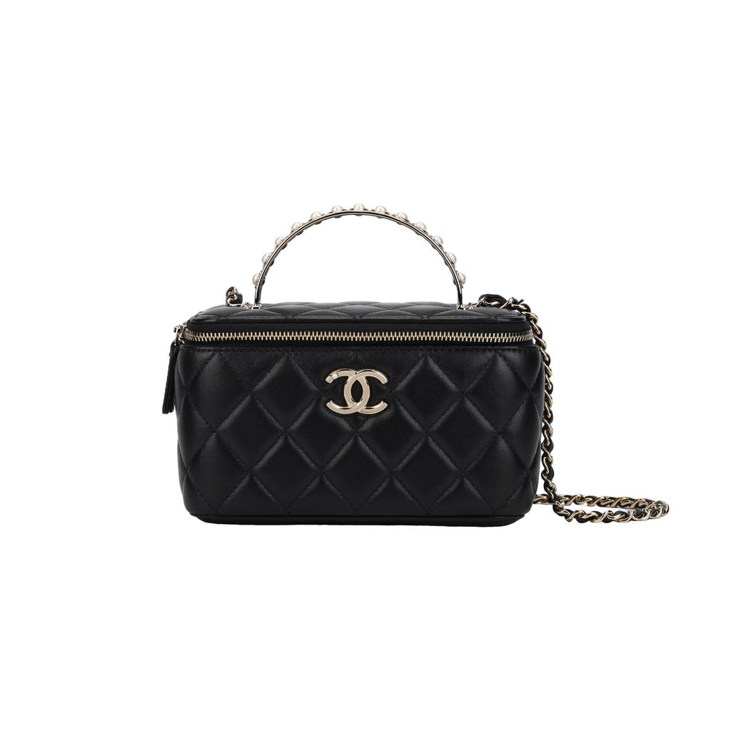 CHANEL Sheepskin Shoulder Bag, Crossbody Bag, Handbag Women's Black AP3956-B16269-94305