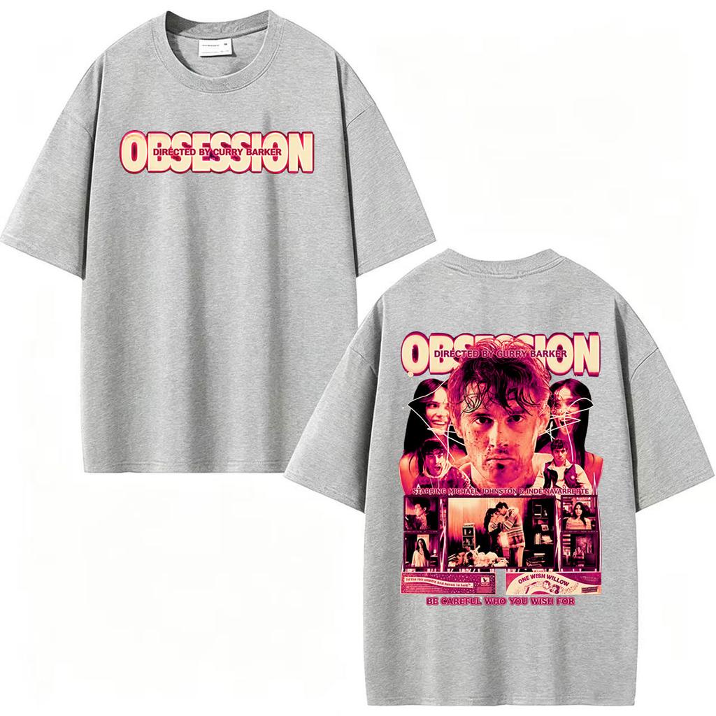 One Wish Willow Obsession 2026 Horrorfilm Druck T-Shirt Unisex Unisex Mode Ästhetische T-Shirts Baumwolle Lässig Kurzarm T-Shirt