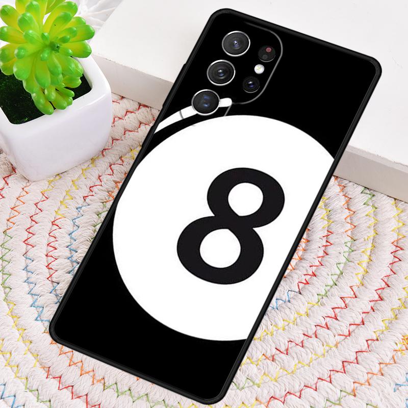 

Billiards Snooker 8 Ball Phone Case for Samsung Galaxy note 10 pro S26 Ultra S23 S24 FE S25 S21 S22 PLUS shockproof Cove Galaxy S21+ 5G