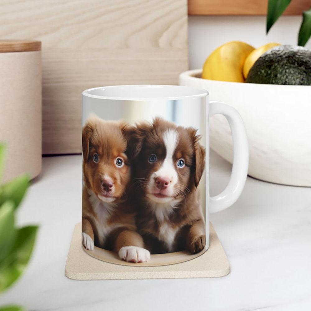 

Personalized Pet Photo Mug Pet Adoption Day Commemoration Gift for Pet Lovers Pet Families Christmas Girlfriend Gift Coffee Cup 11oz