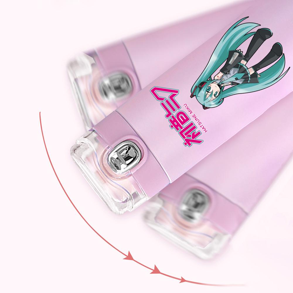 Tazza Termica Stampata Anime Hatsune Miku Portatile Acciaio Inossidabile 400ml Borraccia Anti-perdita Tazza da Campeggio Regalo