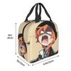Chuya Nakahara Bungo Stray Dogs Anime Insulated Lunch Bag for Women Kids Portable Food Boxes Thermal Lunch Box Tote