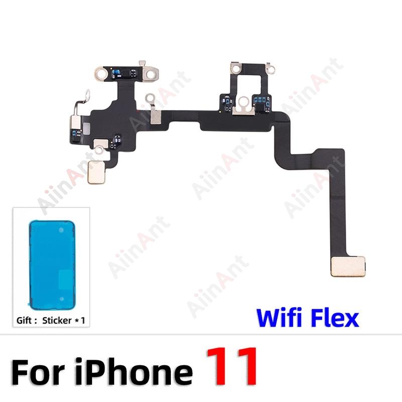 Waterproof Sticker + Flex For iPhone 11 12 Pro Max mini Bluetooth GPS Cellular Signal Antenna NFC WI-FI Wifi Flex Cable