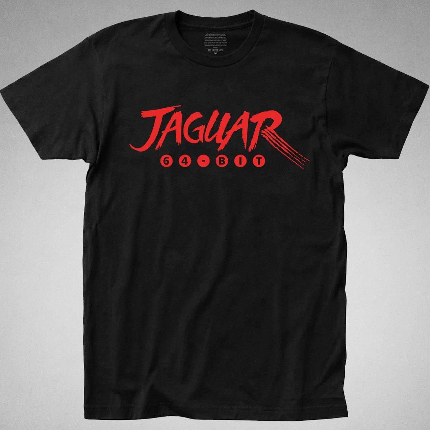 JAGUAR 64 BIT T-Shirt logo atari 90s console retro complete controller system XL