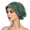 Embroidered Flower Sun Hat With Tassels For Summer Travel And Casual Wear