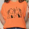 Dancing Skeleton Shirt, Black Cat Shirt, Funny Cat Shirt, Spooky Season Shirt, Cat Lover Gift, Gothic TShirt, Comfort Colors Halloween Shirt