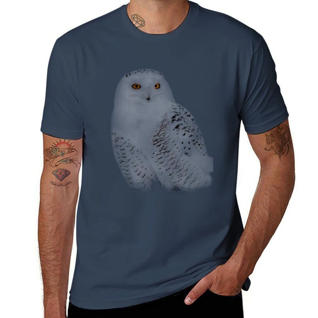 Snowy Owl Tshirt Basic Breathable Solid Color Tshirt