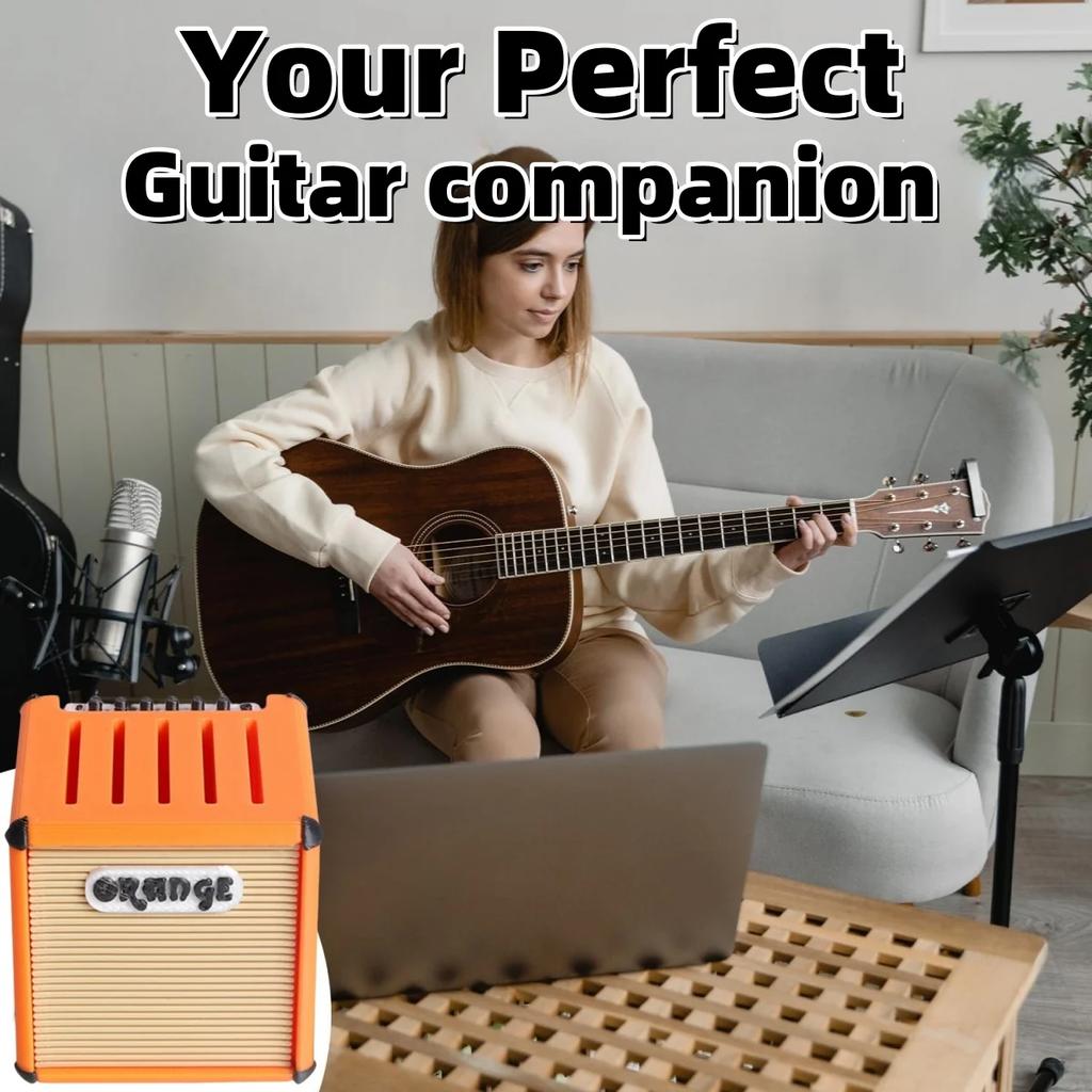 Miwayer Guitar Pick Holder/3D Printed Large-Capacity Portable Amp Shape Guitar Pick Holder W/5 Slots/for Guitar Accessories