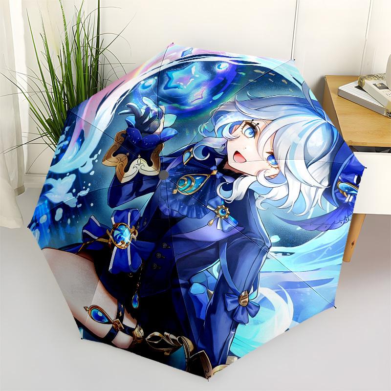 

Fantasy Character, Aqua Magic Automatic Opening and Closing, 8 rib Structure Portable Umbrella, Suitable for Men and Women in All Seasons P