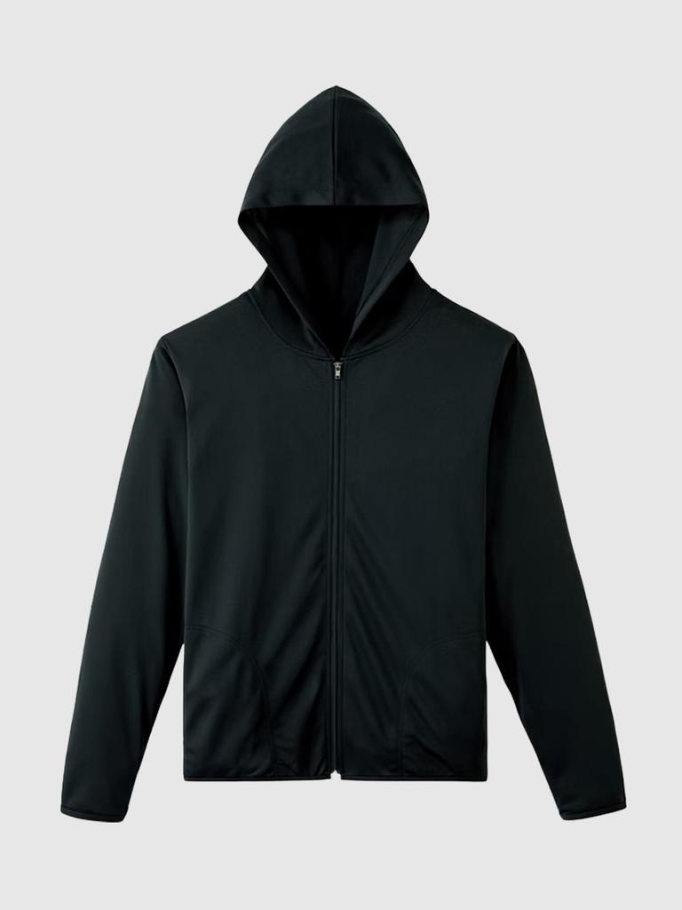 Findchillin Fchl03 Uv Shield Active Zip-Up Black